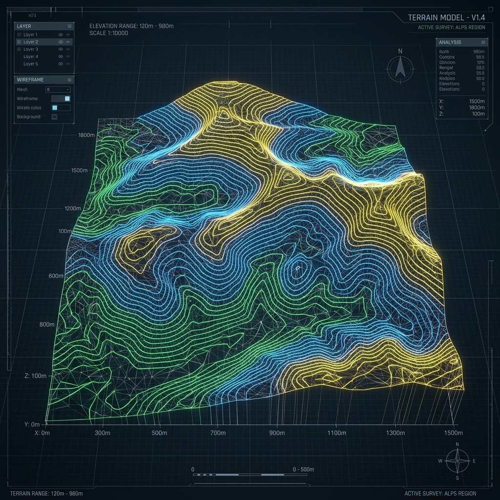 Processed CAD Vector Overlay
